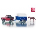 Miniature Jeep avec Remorque à Chevaux