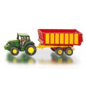 Miniature John Deere avec remorque d'ensilage