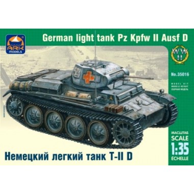 Maquette German light tank Pz Kpfw II Ausf D