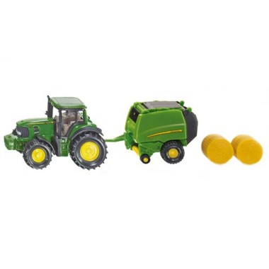 Miniature Tracteur John Deere Avec Presse À Ballots Miniature Tracteur John Deere Avec Presse À Ballots