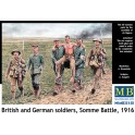 Figurines Maquette British and German soldiers