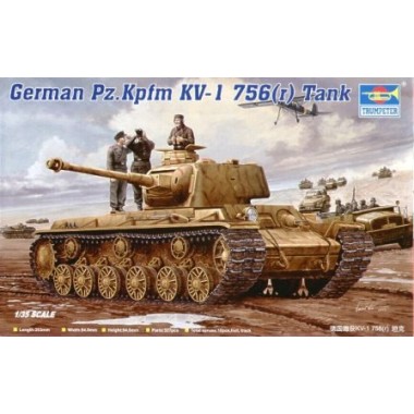 Maquette German Pz.Kpfm KV-1 756 (r) Tank Maquette German Pz.Kpfm KV-1 756 (r) Tank