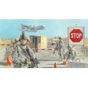 Maquette Check Point et Soldats US