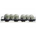 Wagon porte conteneurs double de la DB, Epoque 4