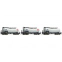Coffret de trois wagons citernes coudées ÖBB, Epoque 5-6