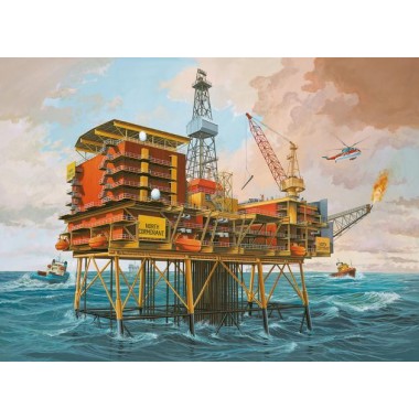 Maquette Off-Shore Oilrig North Cormorant