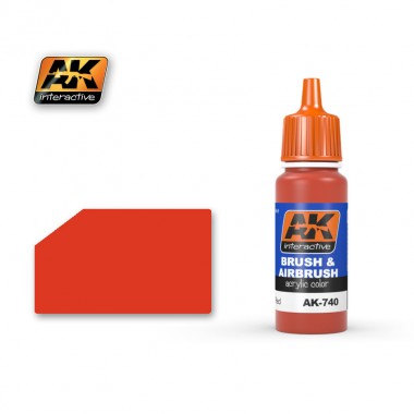Red, peinture acrylique Pot 17 ml Red, peinture acrylique Pot 17 ml