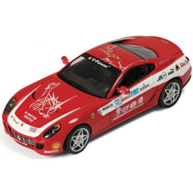 Miniature Ferrari F599 GTB Panamericana rouge