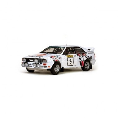 Miniature Audi Quattro A2 1000 Lakes Rally 1983 Eklund/Spjuth No.9 Miniature Audi Quattro A2 1000 Lakes Rally 1983 Eklund/Spjuth No.9