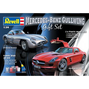 Maquette Mercedes-Benz Gullwing, Coffret cadeau 2 voitures Maquette Mercedes-Benz Gullwing, Coffret cadeau 2 voitures