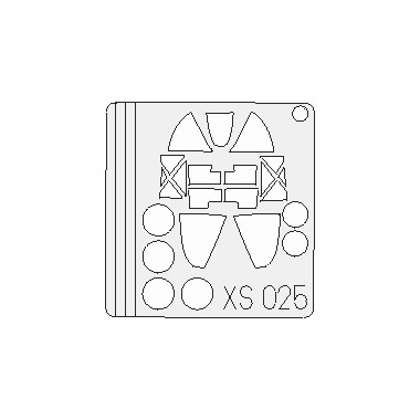 Masquage P-38J pour Italeri