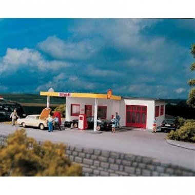 Maquette Station Service Shell Maquette Station Service Shell