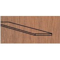 Pack de baguettes de plaquage, sapelly 0,6x7x1000 mm, 20 unités