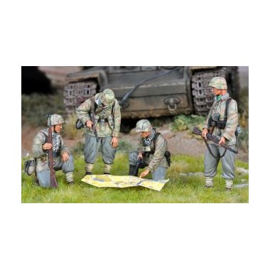 Figurines Groupe de Reconnaissance Wehrmacht, Front de l'Est 1944-45