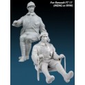 Figurines Tankistes F T17 1917 pour Meng/RPM