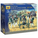 Figurines maquettes Artillerie Russe 1812-1814
