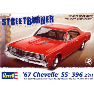 Maquette Chevelle SS 396 1967, kit 2 en 1 Maquette Chevelle SS 396 1967, kit 2 en 1