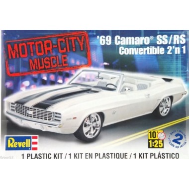 Maquette Chevrolet Camaro SS/RS 1969, kit 2 en 1