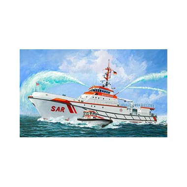 Maquette navire de secours en mer allemand Hermann Marwede