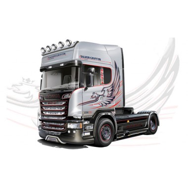 Maquette Scania R730 Silver Griffin