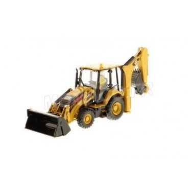 Miniature Caterpillar 432F2 avec figurine Miniature Caterpillar 432F2 avec figurine