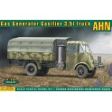 Maquette Camion militaire 4t AHN avec générateur de gaz
