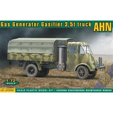 Maquette Camion militaire 4t AHN avec générateur de gaz