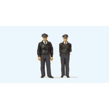 Figurines policiers debout