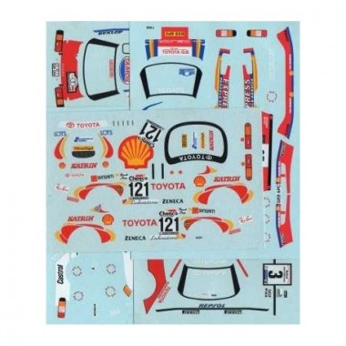Décalques Toyata Celica rallye 1/43 Décalques Toyata Celica rallye 1/43