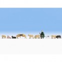 Figurines Berger et moutons