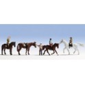 Figurines Cavaliers  4 figurines + 4 chevaux
