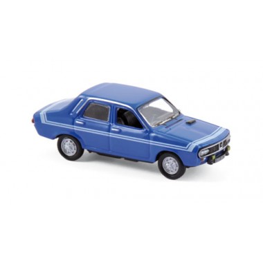 Miniature Renault 12 Gordini 1971 - Bleu Île de France Miniature Renault 12 Gordini 1971 - Bleu Île de France