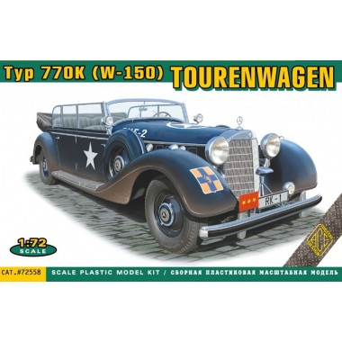 Maquette véhicule militaire Type 770K (W-150) "OFFENER TOURENWAGEN" 1944 Maquette véhicule militaire Type 770K (W-150) "OFFENER TOURENWAGEN" 1944