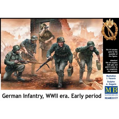 Figurines Maquette Soldats allemand en combat de rue 1940 - 1941 Figurines Maquette Soldats allemand en combat de rue 1940 - 1941