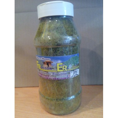 Fibre statique herbes gazon vert clair 10 mm Série R - saupoudreuse 1 L Fibre statique herbes gazon vert clair 10 mm Série R - saupoudreuse 1 L