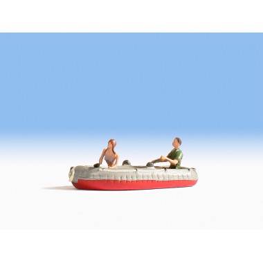 Figurines Canot pneumatique avec figurines Figurines Canot pneumatique avec figurines