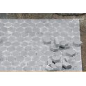Pavés hexagonales gris foncé - supplément