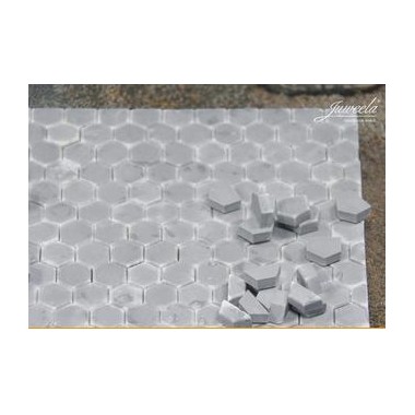 Pavés hexagonales gris foncé - supplément Pavés hexagonales gris foncé - supplément