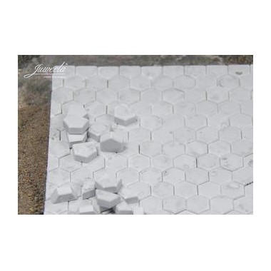 Pavés hexagonales gris clair - supplément Pavés hexagonales gris clair - supplément