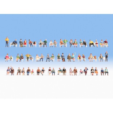 Figurines Set de figurines économiques "Gens assis"