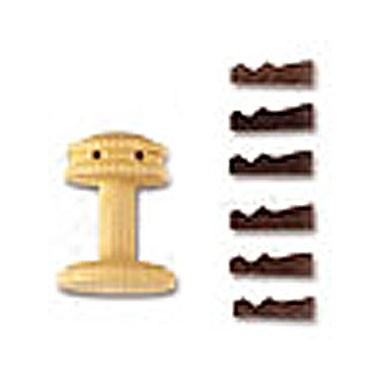 Cabestan en bois vertical et Guardainfantes 15 mm Cabestan en bois vertical et Guardainfantes 15 mm