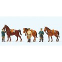 Figurines Policiers allemands avec chevaux