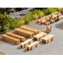 Piles de planches Laser-Cut