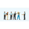 Figurines Arrestation par trois policiers