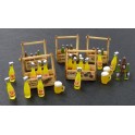 Caisses de beery et de limonade