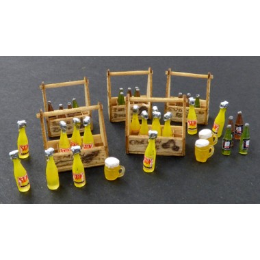 Caisses de beery et de limonade Caisses de beery et de limonade