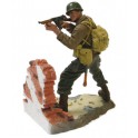 Figurine 101ème Airborne, 2ème GM Normandie 1944  Lt Johnson