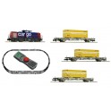 Coffret débutant digital "Locomotive diesel et wagon de marchandises"