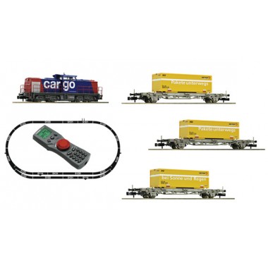 Coffret débutant digital "Locomotive diesel et wagon de marchandises" Coffret débutant digital "Locomotive diesel et wagon de marchandises"