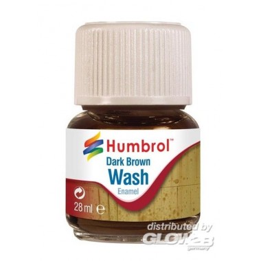 Humbrol Peinture de finition Enamel marron foncé 28 ml
